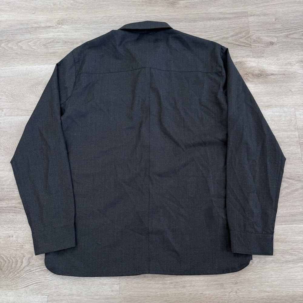 Triple Aught Design TAD Highland Shirt XL Charcoal 100% Worsted Merino Wool USA - Picture 8 of 8